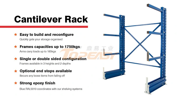 OEM Heavy Duty Cantilever Racking Warehouse Storage Pipe Rack System