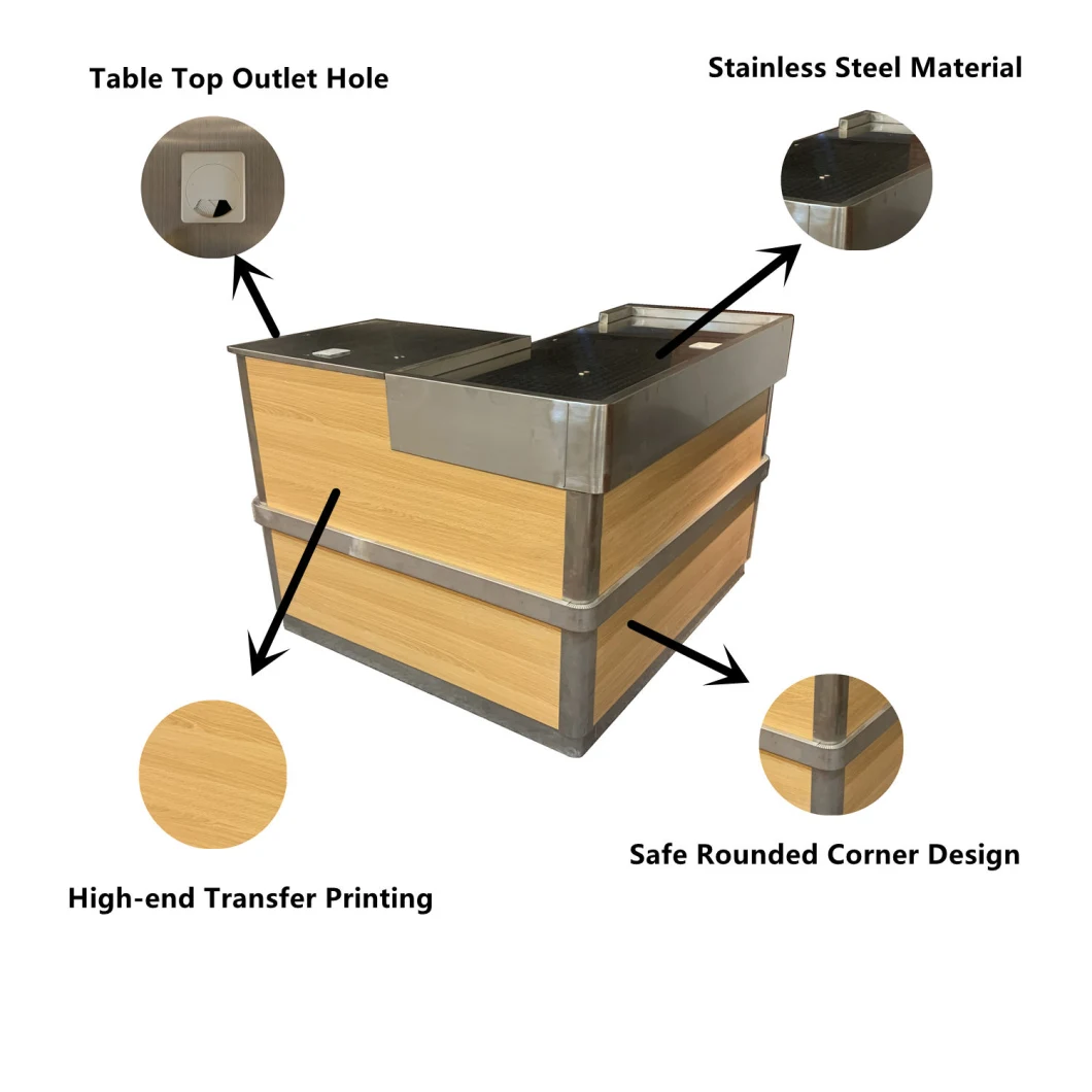 Supermarket Equipment Cashier Desk Shop Checkout Counter